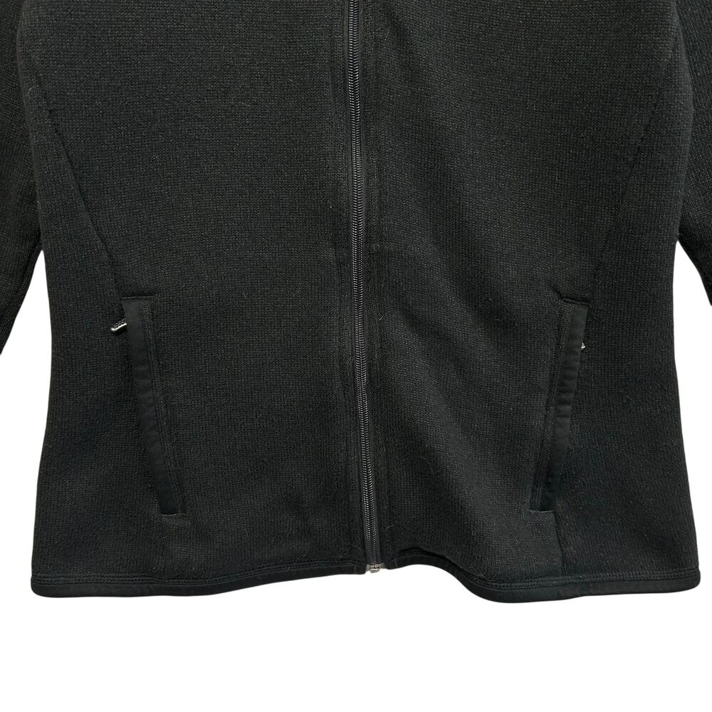 Patagonia Better Sweater Jacket Womens Sz S Black Full Zip Fleece Lined Travel - Picture 7 of 8